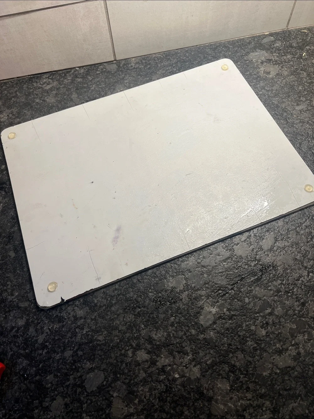11x15 Vintage Tempered Glass Counter Saver or cutting board.  PERFECT FALL DECOR
